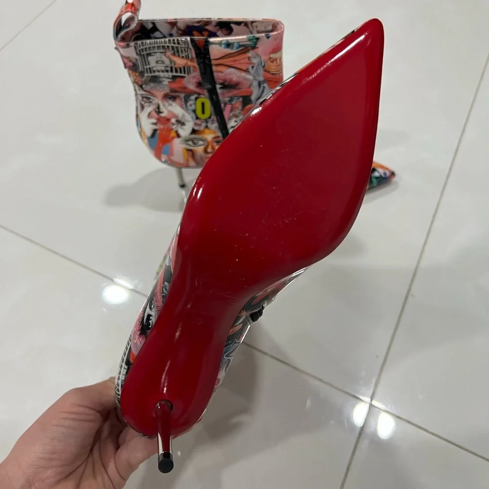 Christian Louboutin Epic Oh Xtian Ankle 70 leather bootie - Picture 7 of 14